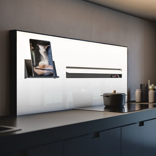 Cappa a muro - Air Wall - falmec - senza canna fumaria / con illuminazione integrata / design originale
