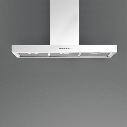 Cappa a muro - WHITE: PLANE  - falmec - a isola / con illuminazione integrata