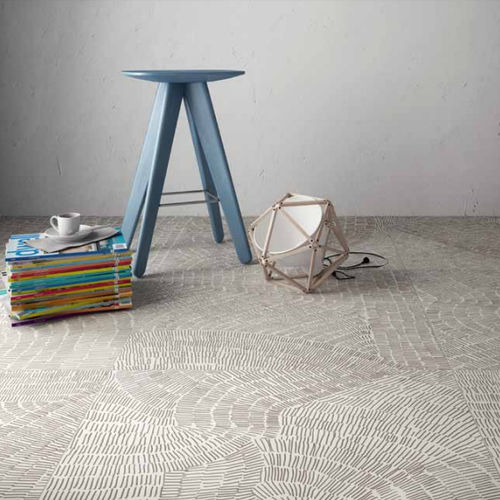 Piastrella in gres porcellanato - FOSSIL BROWN - CERAMICHE REFIN - con scanalature / da interno / da bagno