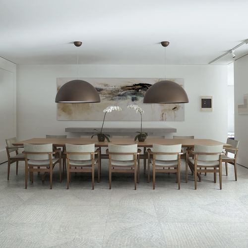 Piastrella in gres porcellanato - FOSSIL GREY  - CERAMICHE REFIN - con scanalature / da interno / da bagno
