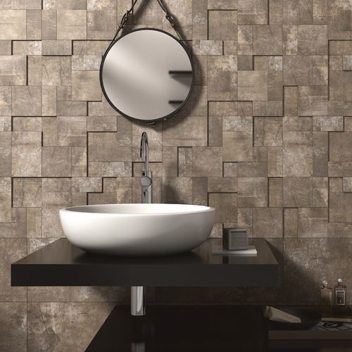 Piastrella in gres porcellanato - PLANT POWDER MURETTO 3D - CERAMICHE REFIN - 3D / da interno / da bagno