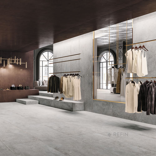 Piastrella in gres porcellanato - MOLD CINDER - CERAMICHE REFIN - liscia / da interno / da esterno