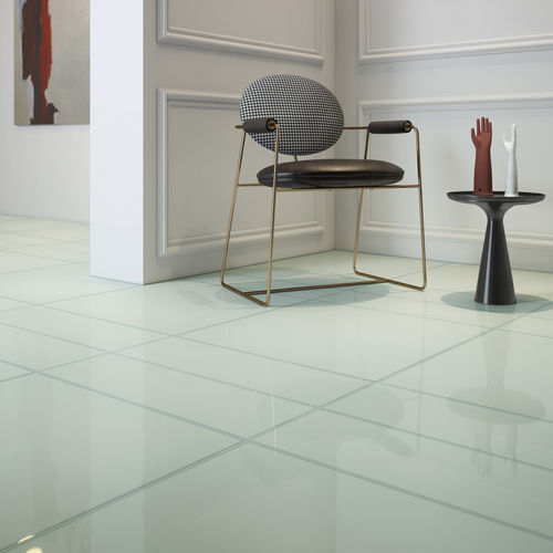 Piastrella in gres porcellanato - VETRI ACQUA  - CERAMICHE REFIN - lucida / da interno / da bagno