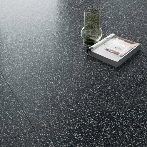 Piastrella in gres porcellanato - FLAKE BLACK - CERAMICHE REFIN - opaca / da interno / da bagno