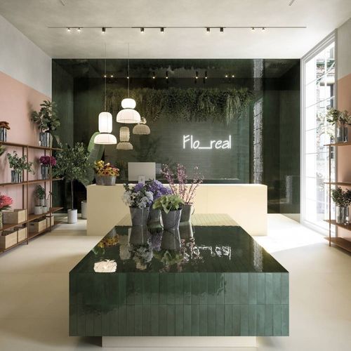 Piastrella in ceramica - HALO BASIL - CERAMICHE REFIN - lucida / da interno / da bagno