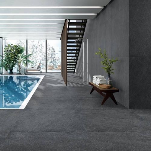 Piastrella in gres porcellanato - PRIMAL COAL - CERAMICHE REFIN - opaca / testurizzata / 3D