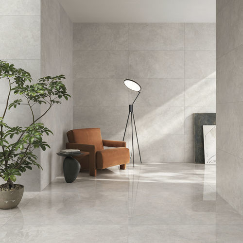 Piastrella in gres porcellanato - ETHEREA WHITE - CERAMICHE REFIN - opaca / lucida / da interno