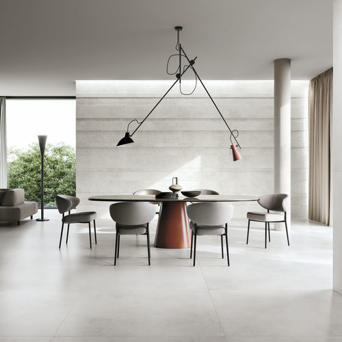 Piastrella in gres porcellanato - FEEL WHITE - CERAMICHE REFIN - opaca / lucida / da interno