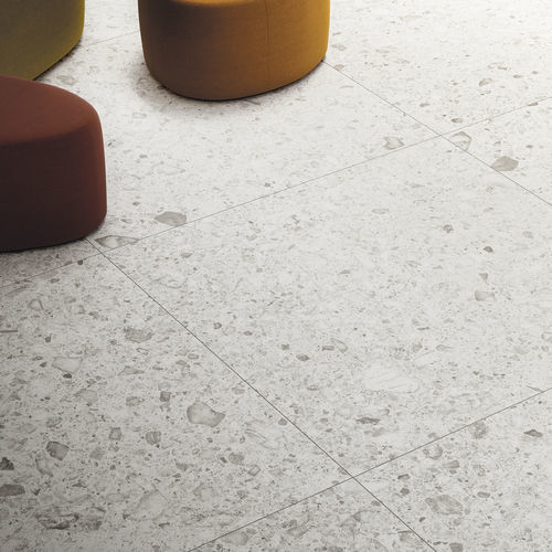 Piastrella in gres porcellanato - OROBICA BIANCA - CERAMICHE REFIN - opaca / da interno / da esterno
