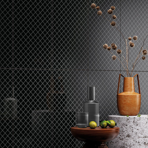 Piastrella in gres porcellanato - UPSIDE BLACK - CERAMICHE REFIN - da interno / da bagno / per soggiorno