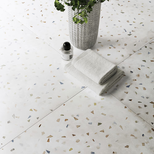 Piastrella in gres porcellanato - CERA SCAGLIE MULTICOLOR - CERAMICHE REFIN - opaca / liscia / da interno