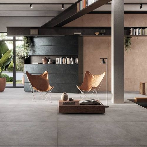 Piastrella in gres porcellanato - OSMOS CENERE - CERAMICHE REFIN - opaca / da interno / da esterno