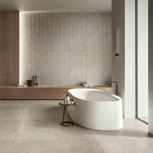 Piastrella in gres porcellanato - ERAS SAND - CERAMICHE REFIN - opaca / da interno / da sala