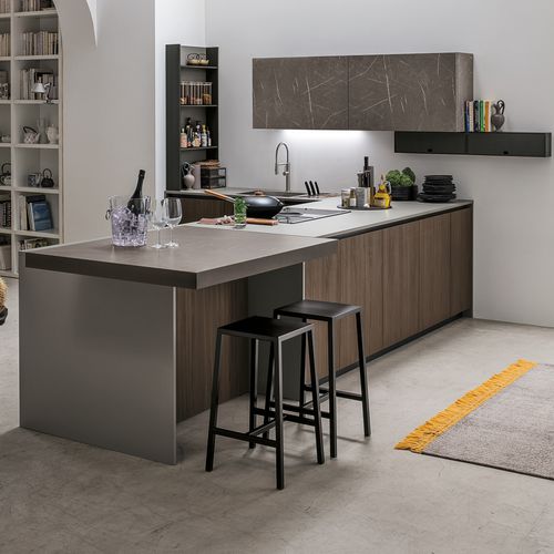 Cucina contemporanea - METROPOLIS - STOSA CUCINE - in vetro / in pietra / in Fenix NTM