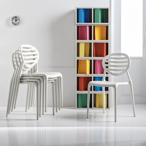 Sedia da pranzo contemporanea - TOP GIO - STOSA CUCINE - da cucina / in tecnopolimero / impilabile