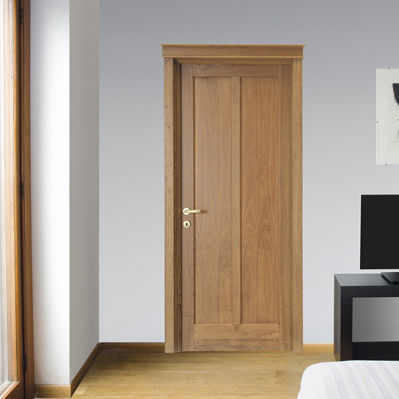 Porta da interno - CAIROLI - Dierre - in legno massiccio / battente / vetrata
