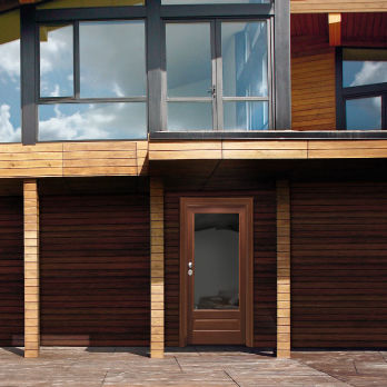 Porta d'ingresso - PRESTIGE : VITRA - Dierre - in legno / in alluminio / battente