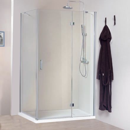 Box doccia in vetro - STILE LIBERO - Megius SpA - in alluminio / a bilico / d'angolo