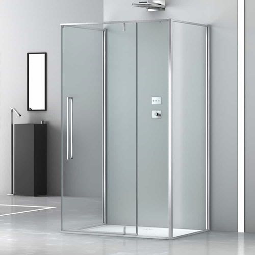 Box doccia in vetro - ZEN A1B+FB0+F00 - Megius SpA - in alluminio / a bilico / rettangolare