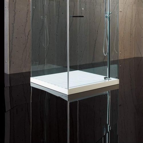 Box doccia in vetro - FILO DOCCIA - Megius SpA - in alluminio / quadrato / per uso residenziale