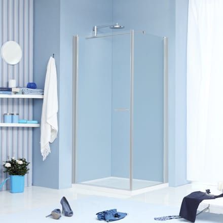 Box doccia in vetro - WEB 1.0 - Megius SpA - in alluminio / a bilico / d'angolo