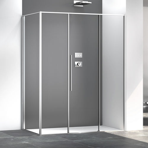 Box doccia in vetro - ZEN PCS+F00 - Megius SpA - in alluminio / in acciaio inossidabile / con porta scorrevole