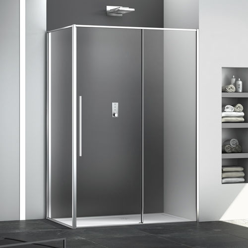 Box doccia in vetro - ZEN P1S+F00 - Megius SpA - in alluminio / in acciaio inossidabile / con porta scorrevole