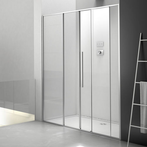 Box doccia in vetro - ZEN PCS - Megius SpA - in alluminio / con porta scorrevole / rettangolare