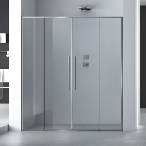Box doccia in vetro - ZEN P2S - Megius SpA - in alluminio / in acciaio inossidabile / con porta scorrevole