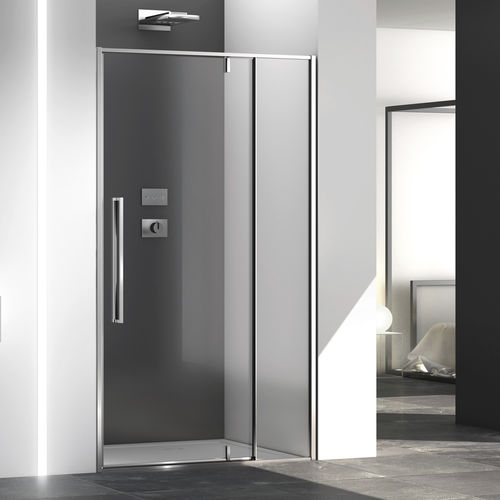 Box doccia in vetro - ZEN PVF - Megius SpA - in alluminio / con porta pivotante / quadrato