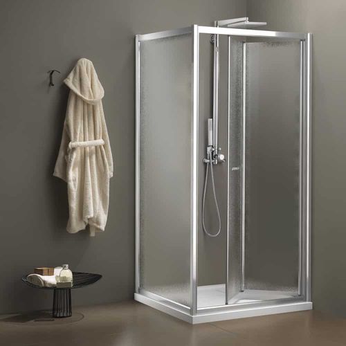 Box doccia in vetro - MORE LIVE - Megius SpA - in alluminio / a libro / d'angolo