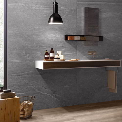 Piastrella in gres porcellanato - STONEWORK T20 : LUGNEZ - CERAMICHE SUPERGRES - strutturata / da interno / da esterno
