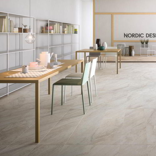 Piastrella in gres porcellanato - STONEWORK - CERAMICHE SUPERGRES - strutturata / da esterno / da giardino