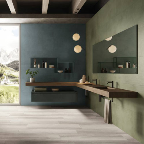 Piastrella in gres porcellanato - YOURMATCH : BAY - CERAMICHE SUPERGRES - da interno / da bagno / da sala