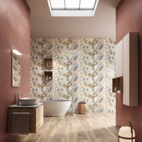 Piastrella in gres porcellanato - YOURMATCH : CHERRY - CERAMICHE SUPERGRES - lucida / da interno / da bagno