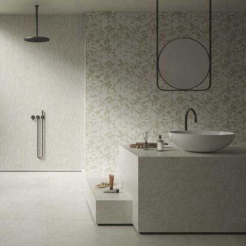 Piastrella in gres porcellanato - WHISPER - CERAMICHE SUPERGRES - testurizzata / 3D / da interno
