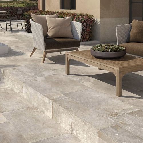 Piastrella in gres porcellanato - STORY T20 - CERAMICHE SUPERGRES - testurizzata / da esterno / per terrazza