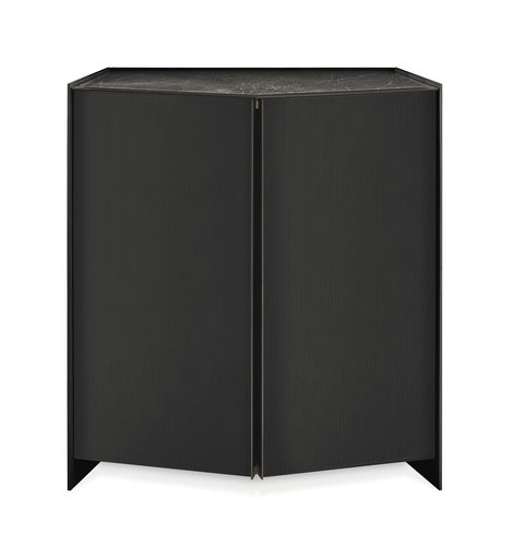 Credenza alta - ATHUS - Gallotti&Radice - contemporanea / in legno laccato / in frassino