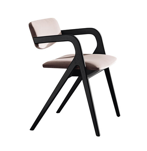 Sedia contemporanea - KEYKO - Gallotti&Radice - da interno / in tessuto / in frassino