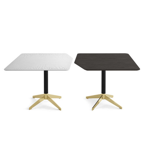 Tavolo contemporaneo - ZEN - Gallotti&Radice - in frassino / in vetro / in alluminio anodizzato