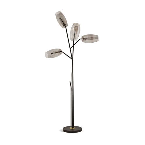 Lampada da terra - DIANTHA TERRA - Gallotti&Radice - in metallo / in vetro soffiato / contemporanea