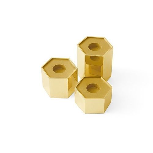 Portacandela in ottone - CANDLE HOLDER HEXGONAL - Gallotti&Radice