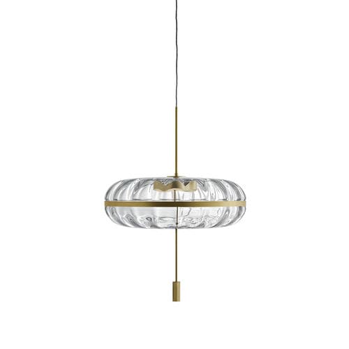 Lampada a sospensione - JOLIE - Gallotti&Radice - in ottone / in vetro soffiato / in vetro di Murano