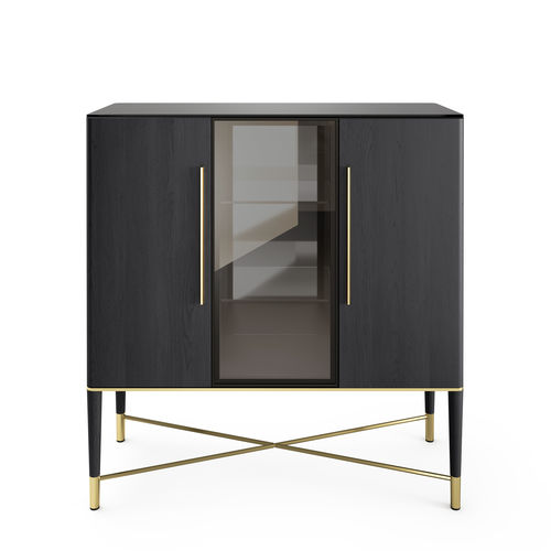 Credenza alta - TAMA VITRINE - Gallotti&Radice - contemporanea / in frassino / in legno laccato