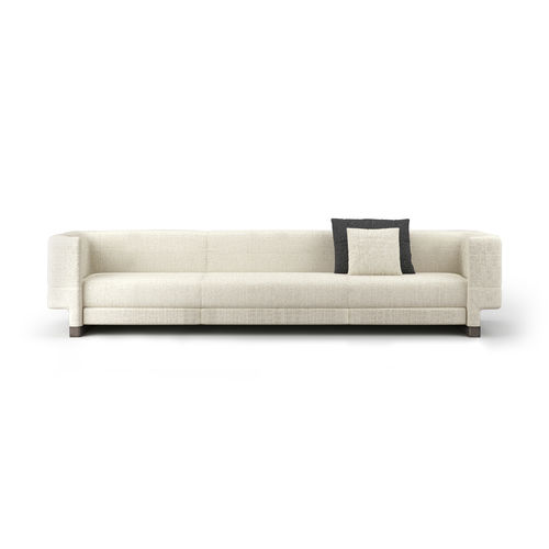 Divano contemporaneo - ELISSA - Gallotti&Radice - in tessuto / in pelle / con rivestimento rimovibile