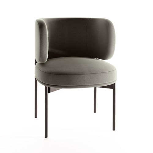 Sedia contemporanea - AKIKO  - Gallotti&Radice - da interno / in tessuto / in pelle