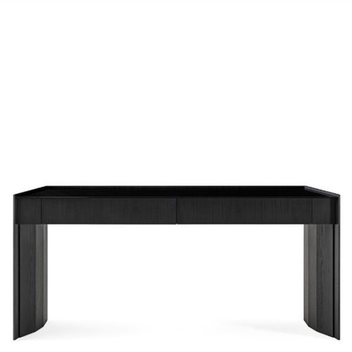 Consolle contemporanea - ATHUS - Gallotti&Radice - in vetro / con supporto in frassino / rettangolare