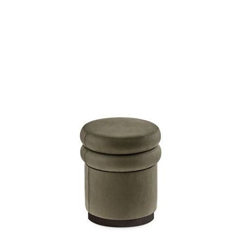 Pouf contemporaneo - STAMI - Gallotti&Radice - in tessuto / in pelle / in frassino