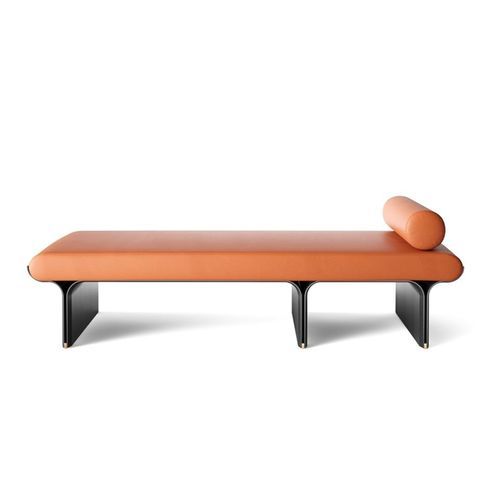 Dormeuse contemporanea - STAMI DAYBED - Gallotti&Radice - in poliuretano / in legno laccato opaco / con supporto in frassino