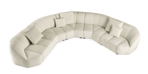 Divano modulare - CLOUD INFINITY - Gallotti&Radice - contemporaneo / in tessuto / in pelle